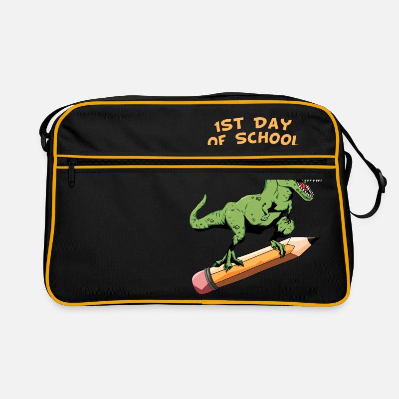 TRex 1er jour d'école Sac Retro