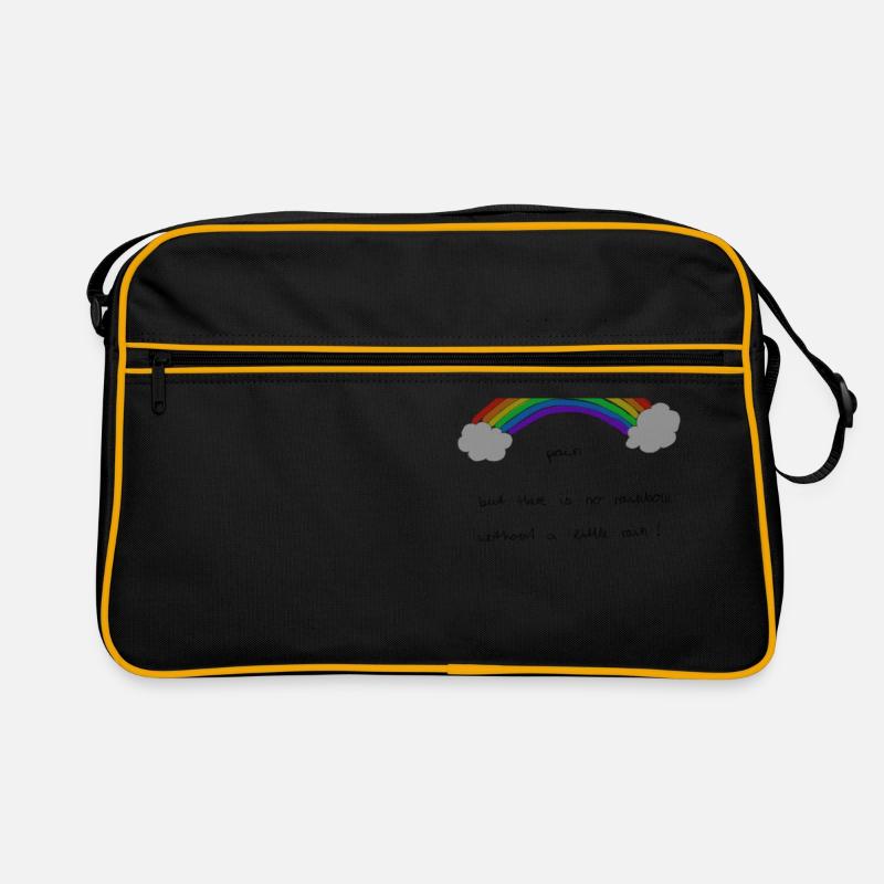 Regenbogen Retro Tasche