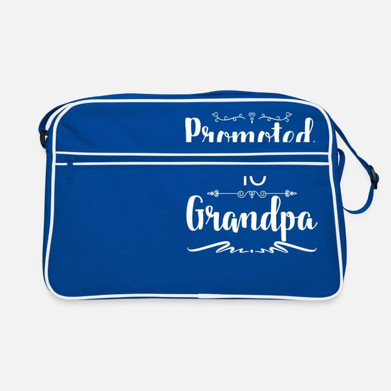 Zum Opa befördert Retro Tasche