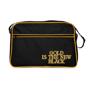 Gold is the new Black - Retro Bag - black/gold - Front