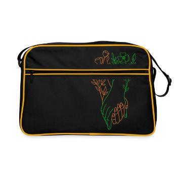 Grandir ensemble - Sac Retro - noir/or - Devant