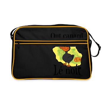 Out canard lé noir - Sac Retro - noir/or - Devant