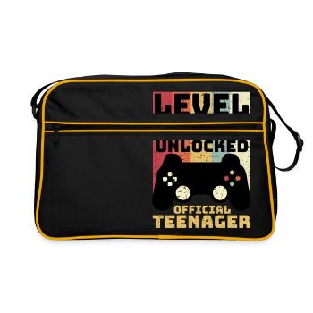 Adolescent officiel débloqué de niveau 13 - Sac Retro - noir/or - Devant