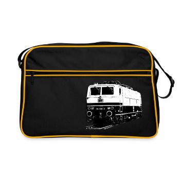 Lok DB184 - Retro Tasche - Schwarz/Gold - Vorne