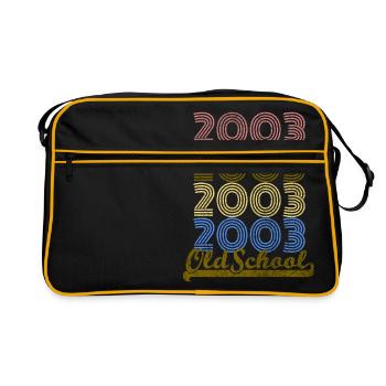 Old School 2003 - Sac Retro - noir/or - Devant