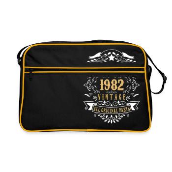 Édition limitée made in 1982 Vintage Original - Sac Retro - noir/or - Devant