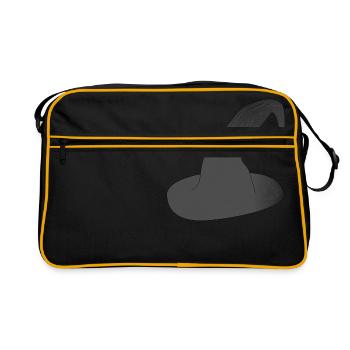 Wizard Wizard Sorcerer Magic Magic Witch Magic - Retro Bag - black/gold - Front