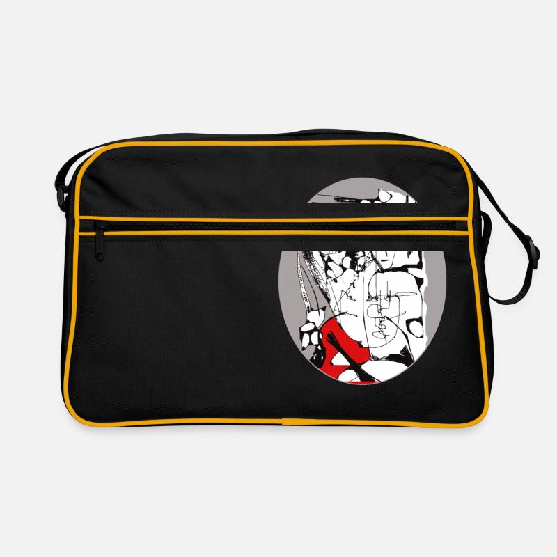Freiheit der Interpretation 3 Retro Tasche