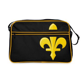 Lis d'or - Sac Retro - noir/or - Devant