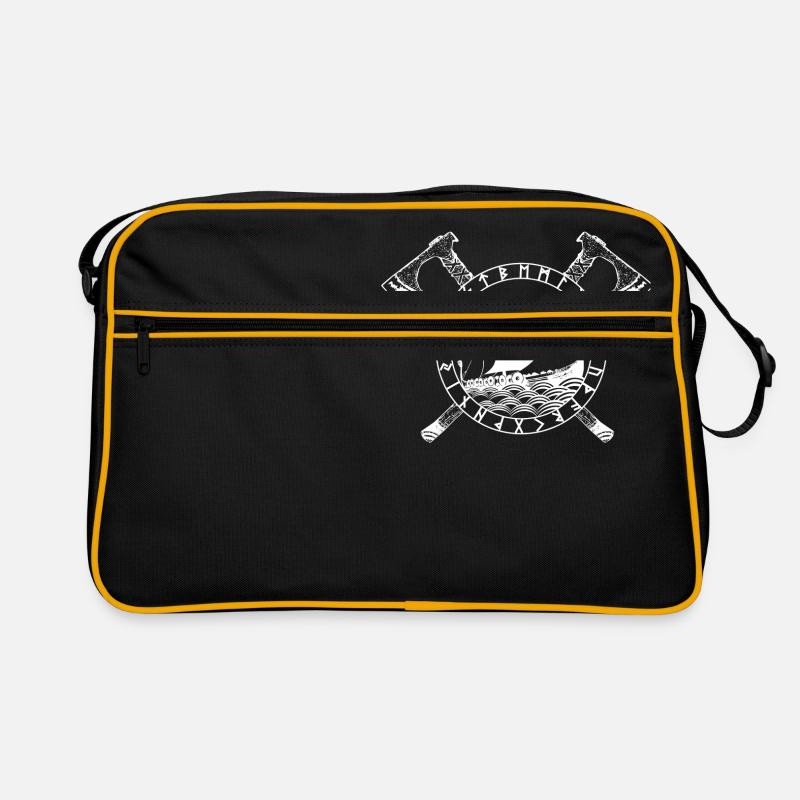 Wikinger-Logo Retro Tasche