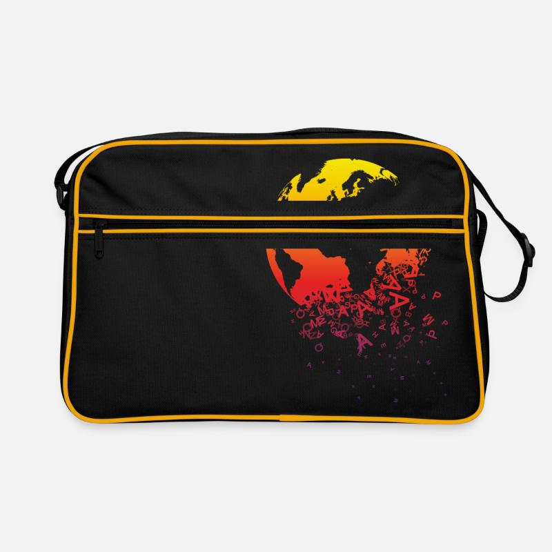 World dissolves - Monde se dissout Sac Retro