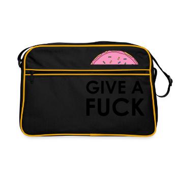 Donut foutre - Sac Retro - noir/or - Devant