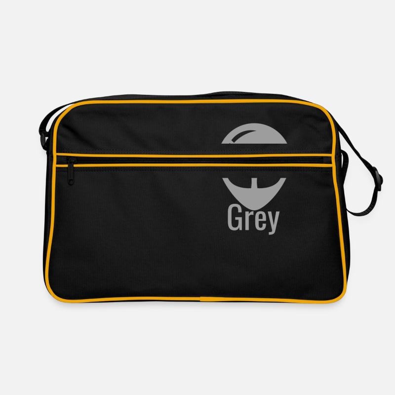 Grey Retro Tasche