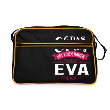 EVA - Chaos - Retro Tasche - Schwarz/Gold - Vorne