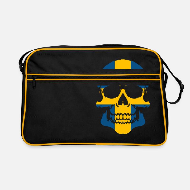 Suède crâne Sac Retro