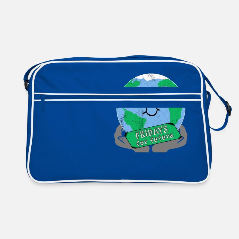 Fridays For Future Stop Klima Co2 Protest Geschenk Retro Tasche