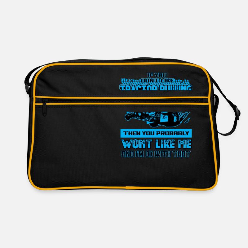 Tractor Pulling Power Full Pull Motorsport Gift Retro Bag