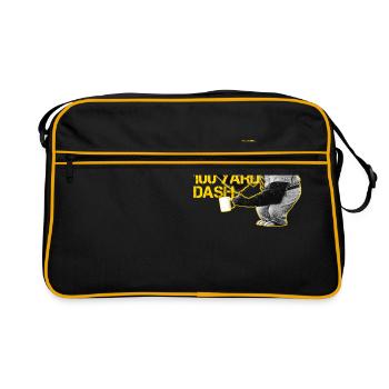 Flash Flash Dash 100 yards - paresseux - Sac Retro - noir/or - Devant