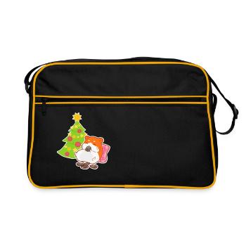 mess - Sac Retro - noir/or - Devant