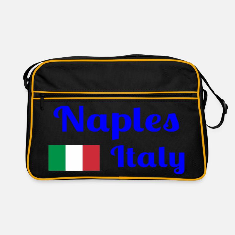 Neapel Italia - Stilvolle Drucke Retro Tasche