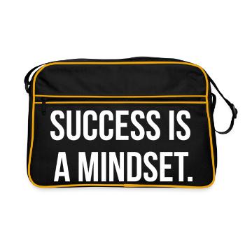 SUCCESS IS A MINDSET. | Greyline Official - Sac Retro - noir/or - Devant