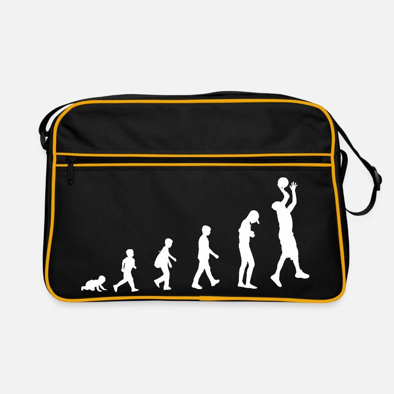 Evolution de bébé à basketteur / Sport Sac Retro