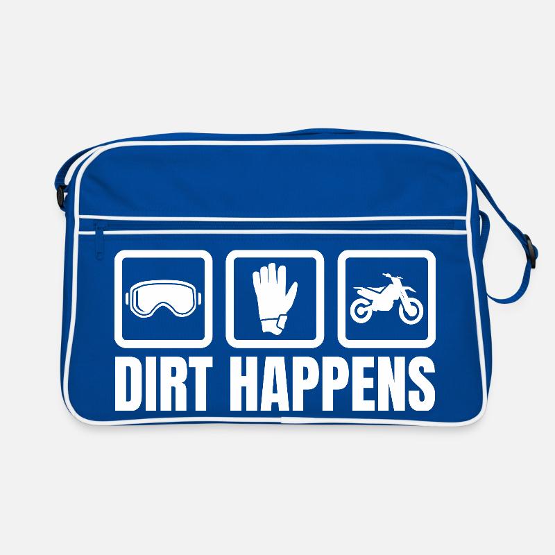 Dirt Happens Retro Tasche