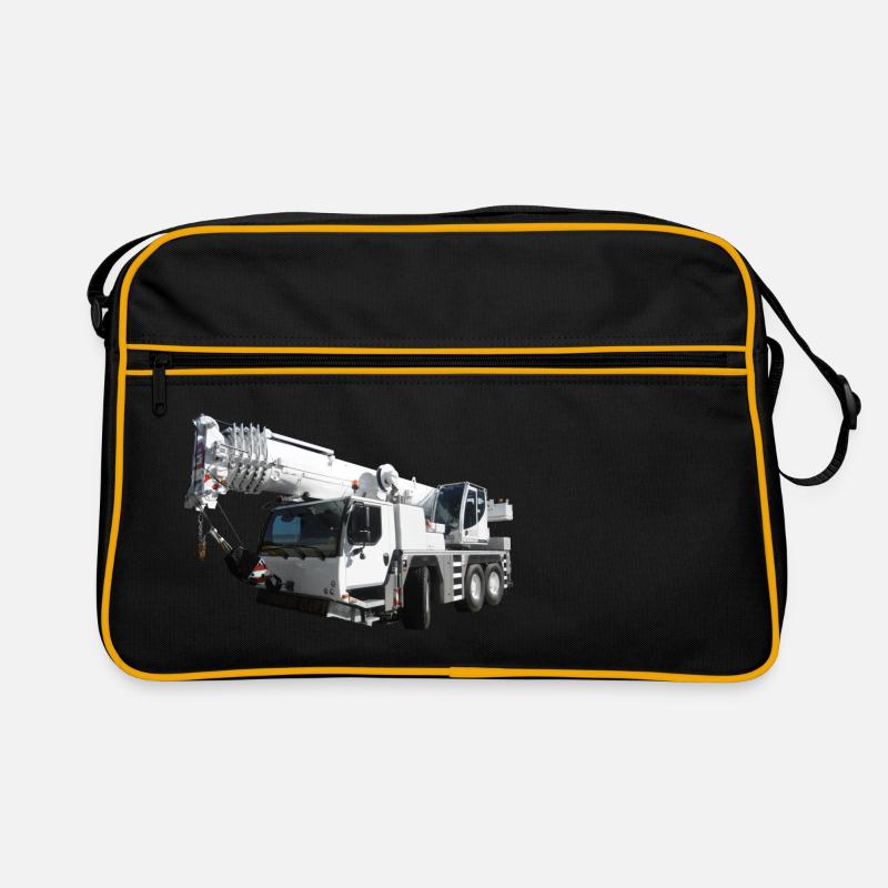 Mobilkran - Retro Tasche - Schwarz/Gold
