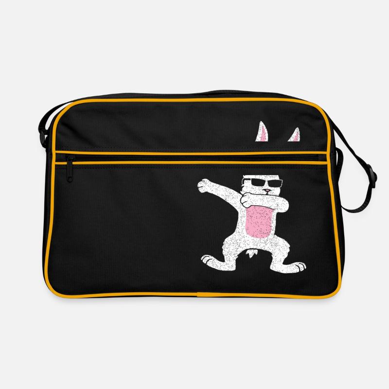 Dabbing Osterhase Ostern Geschenk Geschenkidee Retro Tasche