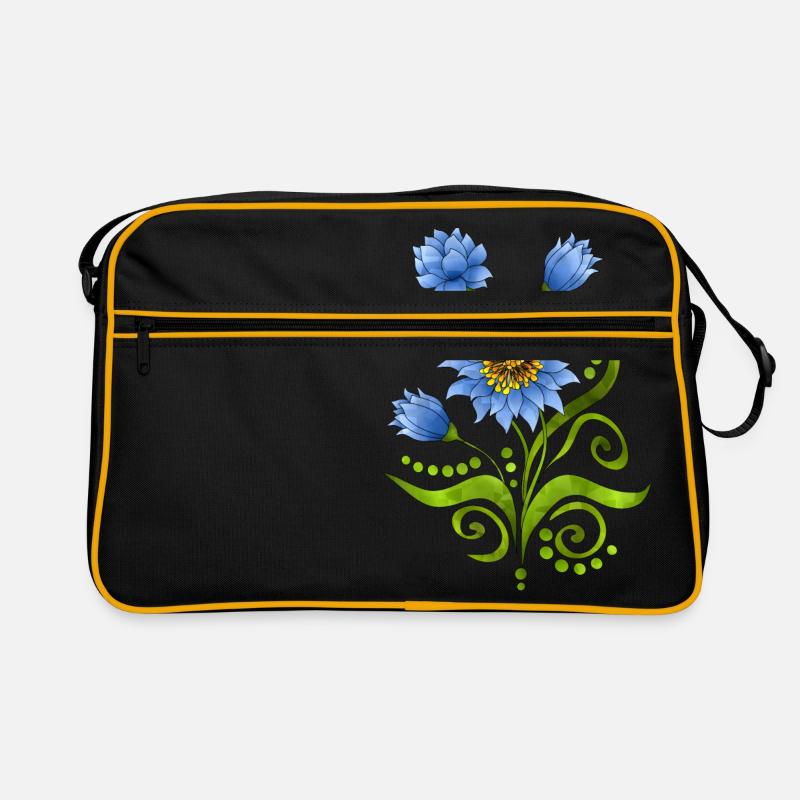 Blumen Retro Tasche