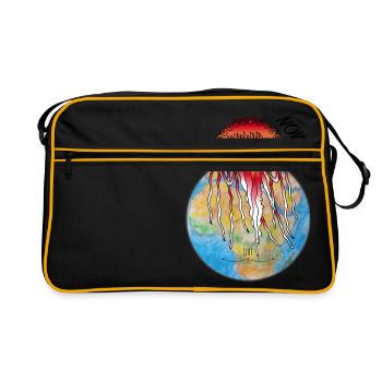 Les méduses sont des créateurs de vie - les gardiens d'Orbis - Sac Retro - noir/or - Devant