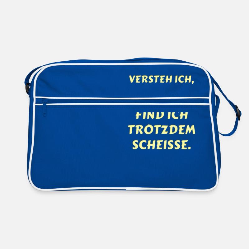 Spruch Verständnis Retro Tasche