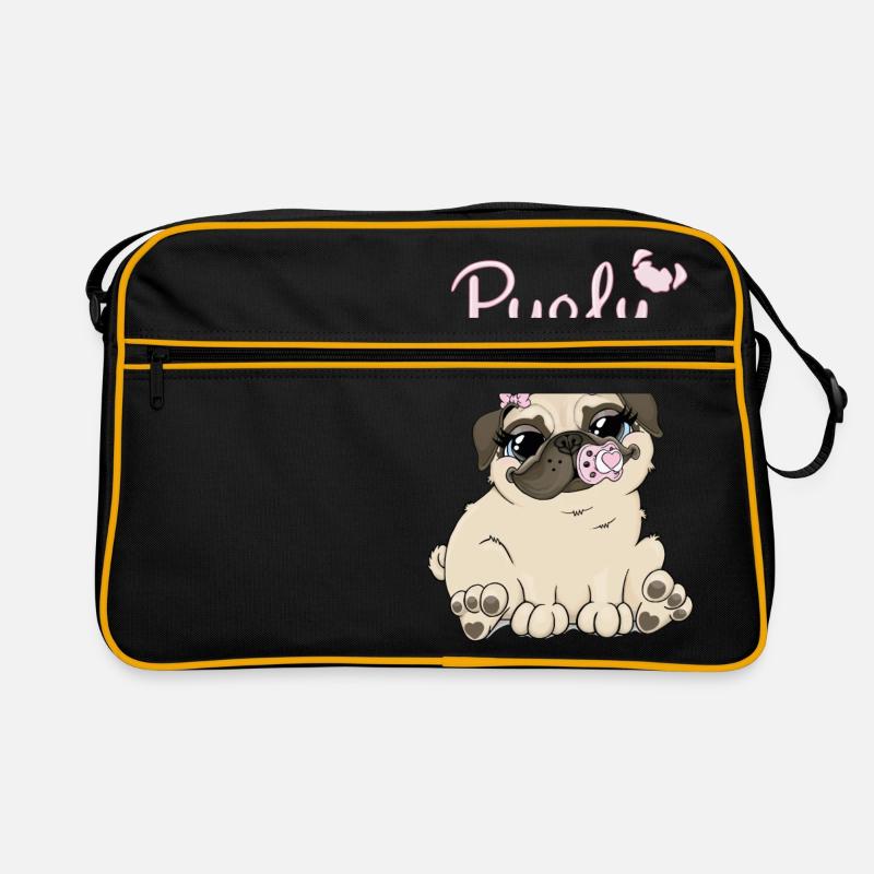 Bella le Pug Sac Retro