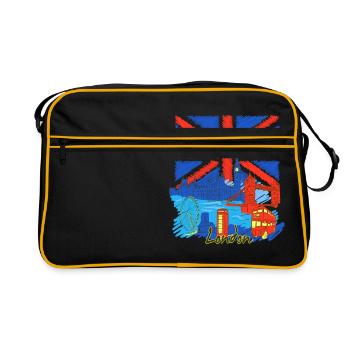 London Lover - Sac Retro - noir/or - Devant