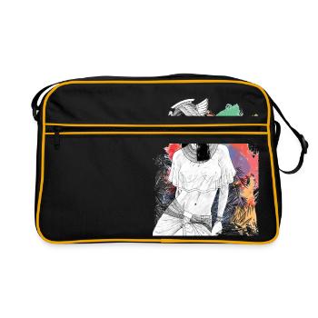 Cleopatra - Retro Bag - black/gold - Front