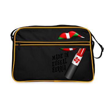 euskal herria design 71 - Sac Retro - noir/or - Devant