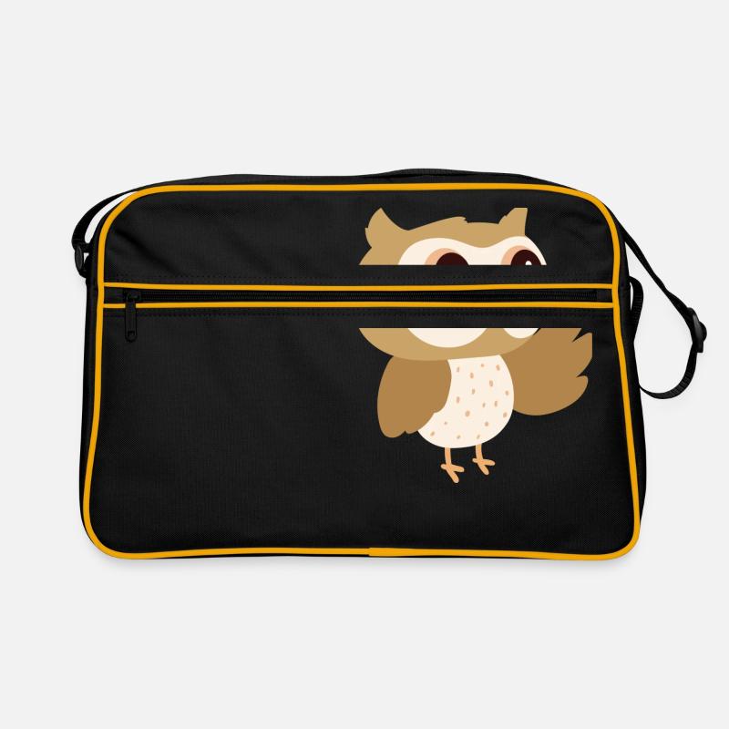 Süße Eule Retro Tasche