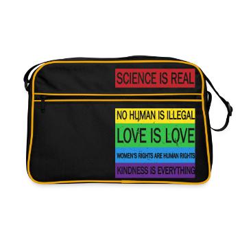 science estreal - Sac Retro - noir/or - Devant