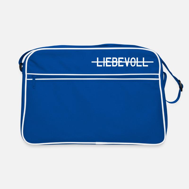 Liebevoll oder lieber voll? Retro Tasche