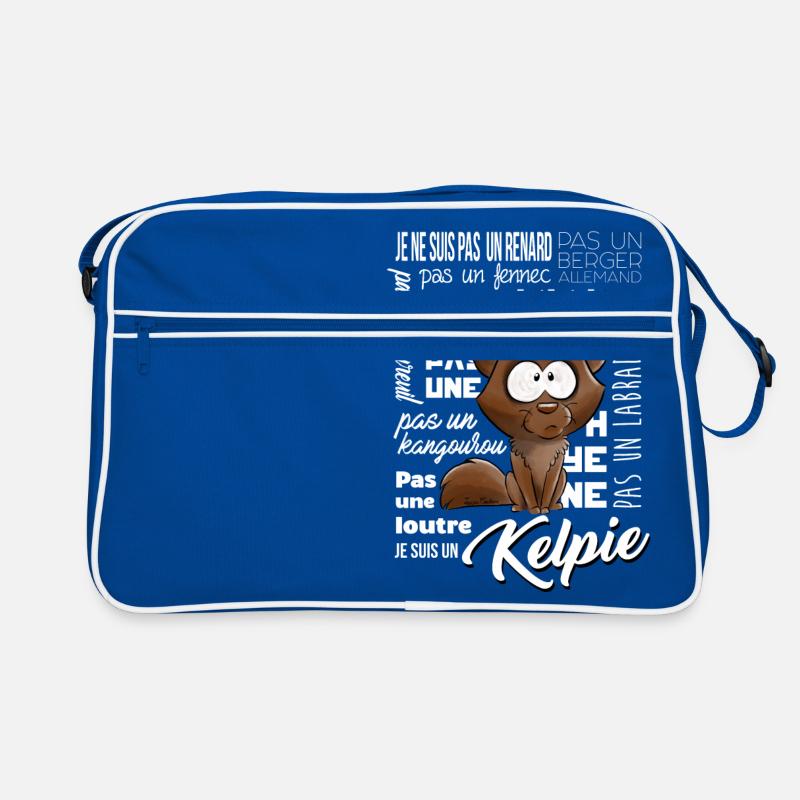 Ich bin ein Kelpie Retro Tasche
