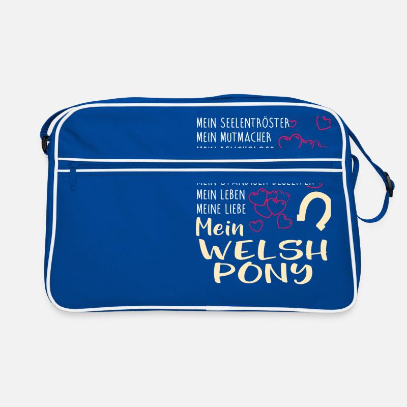 WELSH-PONY -Katze Retro Tasche
