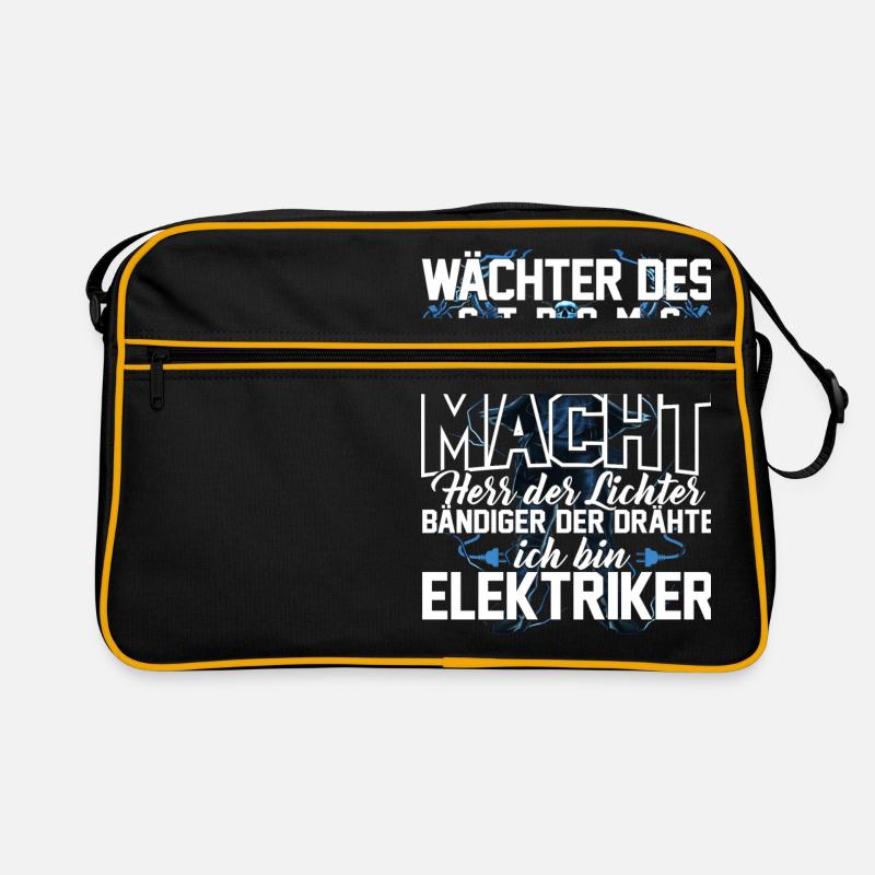 Elektriker - Bezwinger Retro Tasche