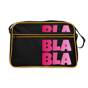 BLA BLA BLAS - Sac Retro - noir/or - Devant