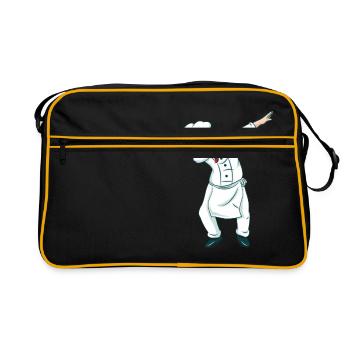 Dabbing Chef Cuisiner Hip Hop Dancing Chef Gift - Sac Retro - noir/or - Devant