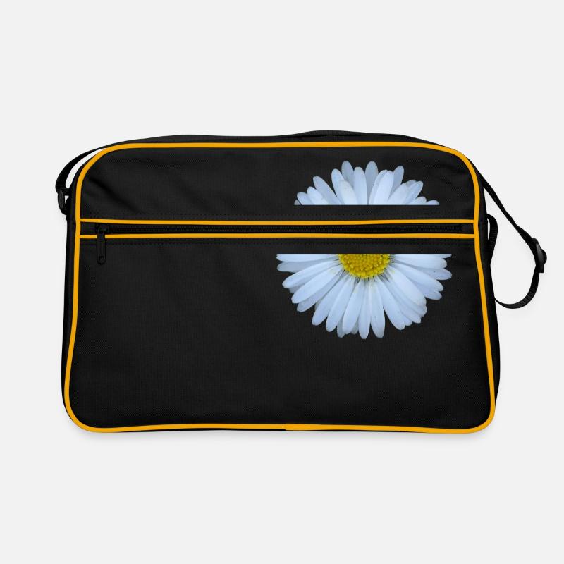 Fleur de marguerite fleurit le cadeau du soleil d'été Sac Retro