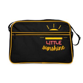 Little Sunshine - Retro Tasche - Schwarz/Gold - Vorne