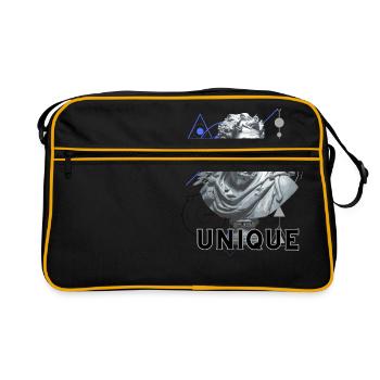 Be Unique - Retro Bag - black/gold - Front