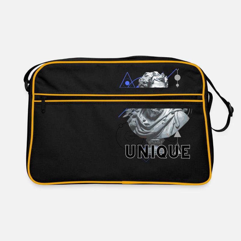 Seien Sie einzigartig - Retro Tasche - Schwarz/Gold