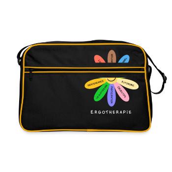 Ergothérapeute notions - Sac Retro - noir/or - Devant