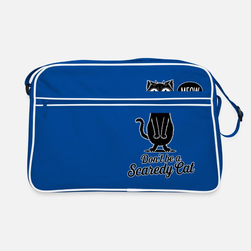 Ne soyez pas un chat effrayé Sac Retro